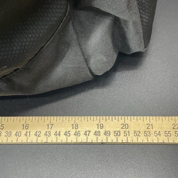 Adidas Defender Duffle Bag Gym Athletic Workout Black/Gold 21x11x11 Medium Size - Picture 9 of 11